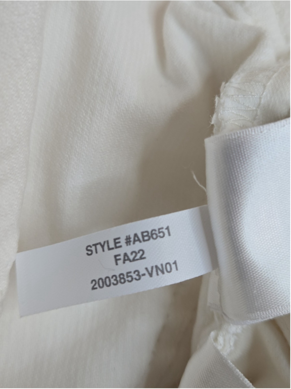 J Crew Vintage Slim Straight White Corduroy Pants Classic Preppy Fall Size 27 - Picture 5 of 9